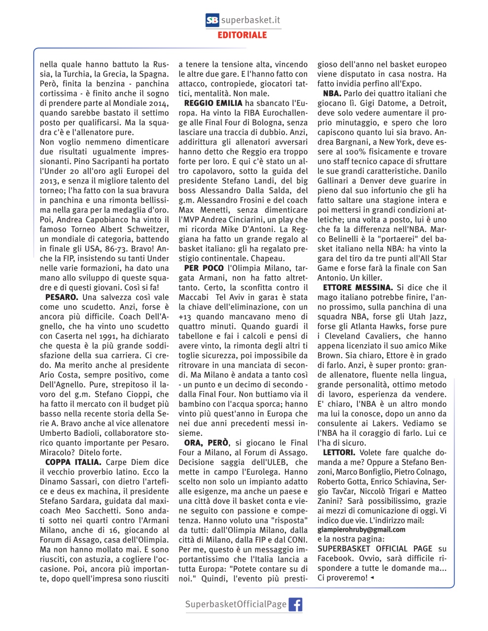 Superbasket Preview Pages