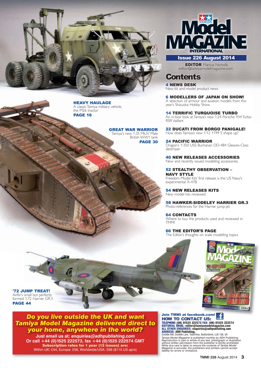 Tamiya Model Magazine Preview Pages