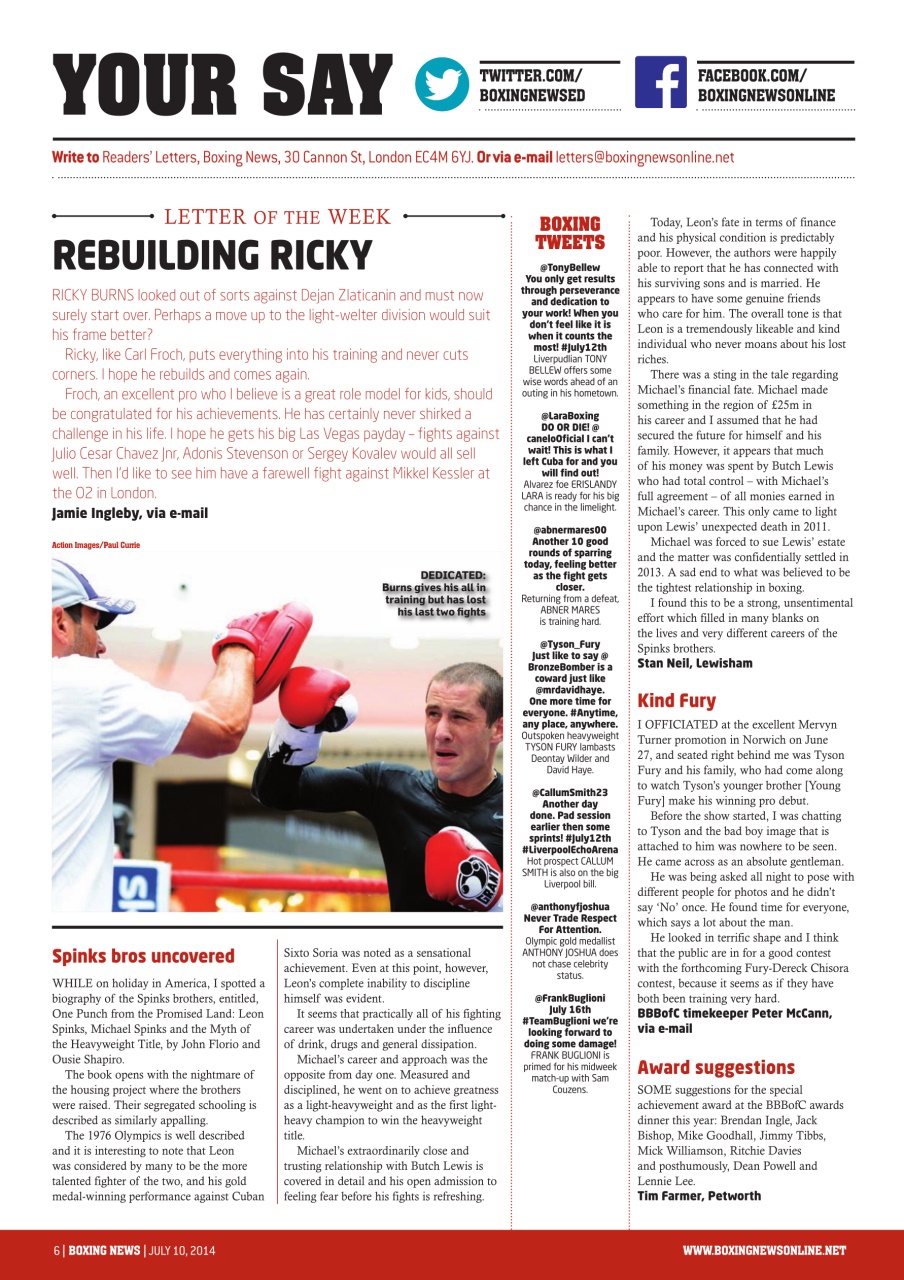 Boxing News Preview Pages