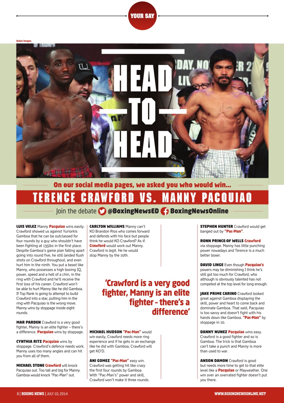 Boxing News Preview Pages