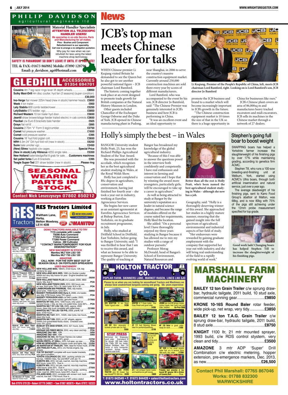 Tractor & Farming Heritage Magazine Preview Pages