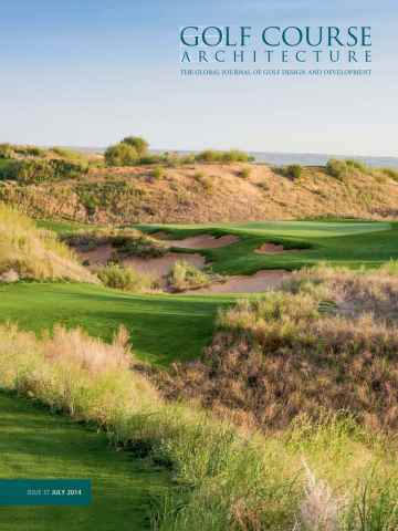 Golf Course Architecture issue July 2014