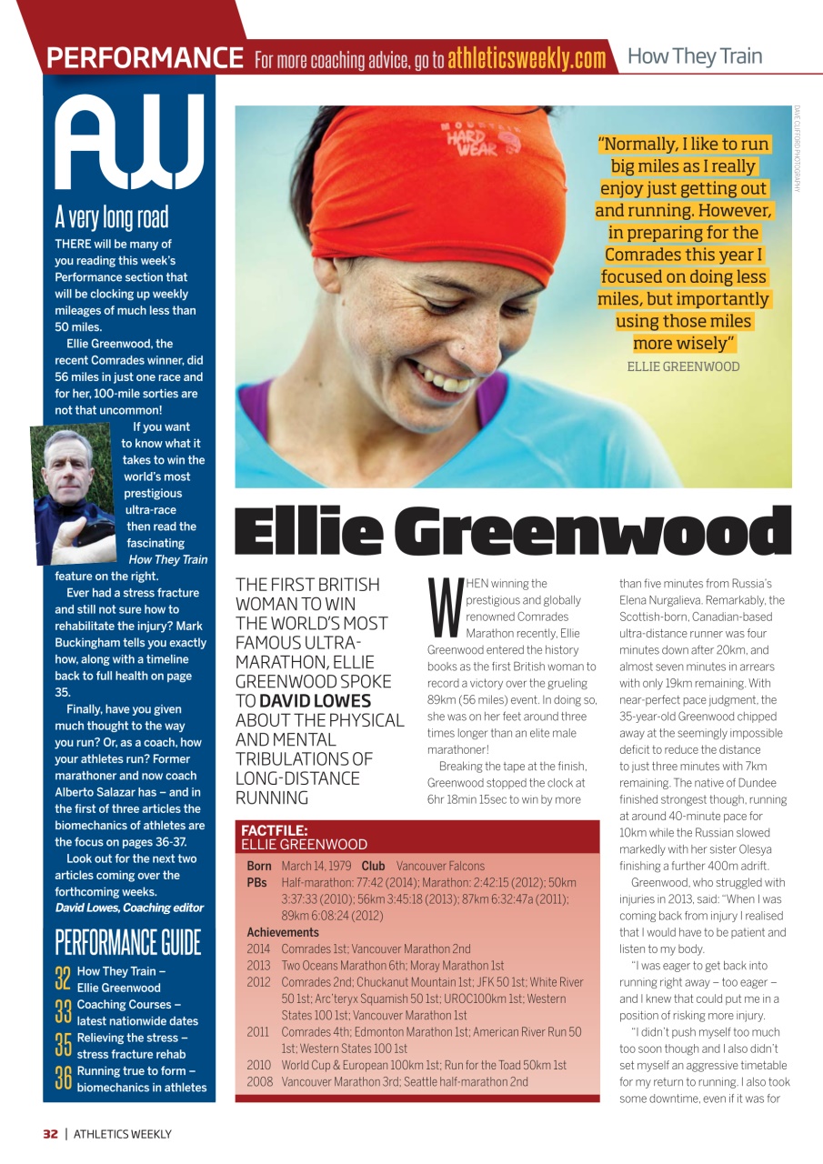 AW – Athletics Weekly Magazine Preview Pages
