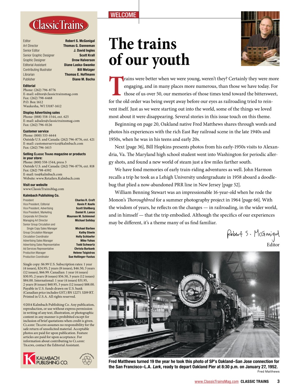 Classic Trains Preview Pages