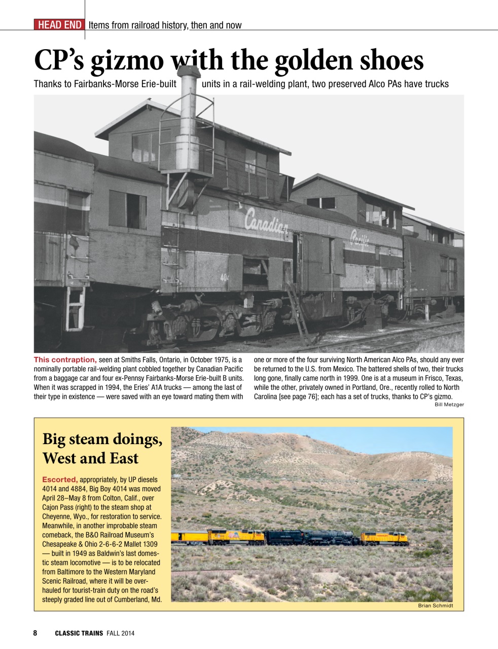 Classic Trains Preview Pages