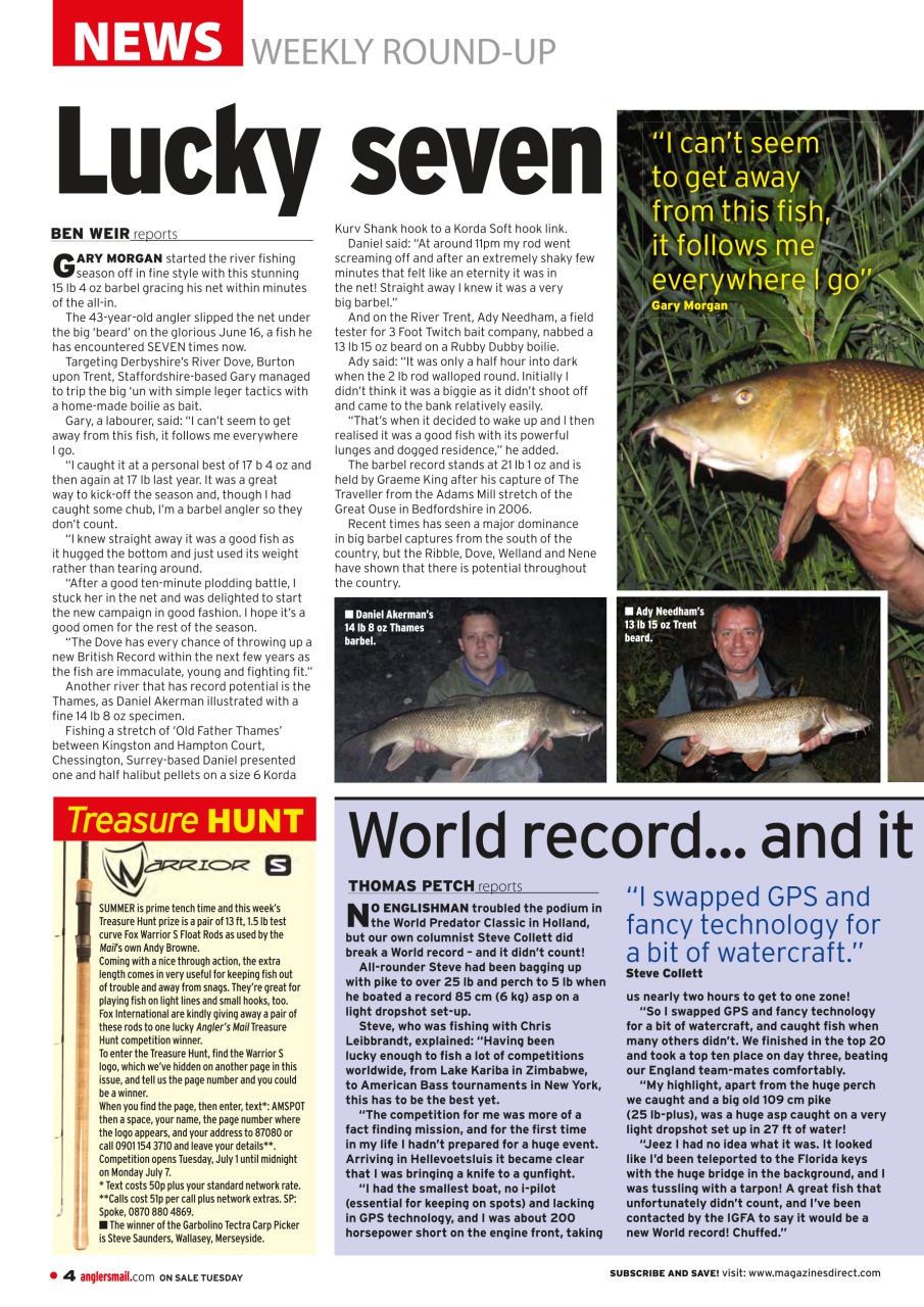 Anglers Mail Preview Pages