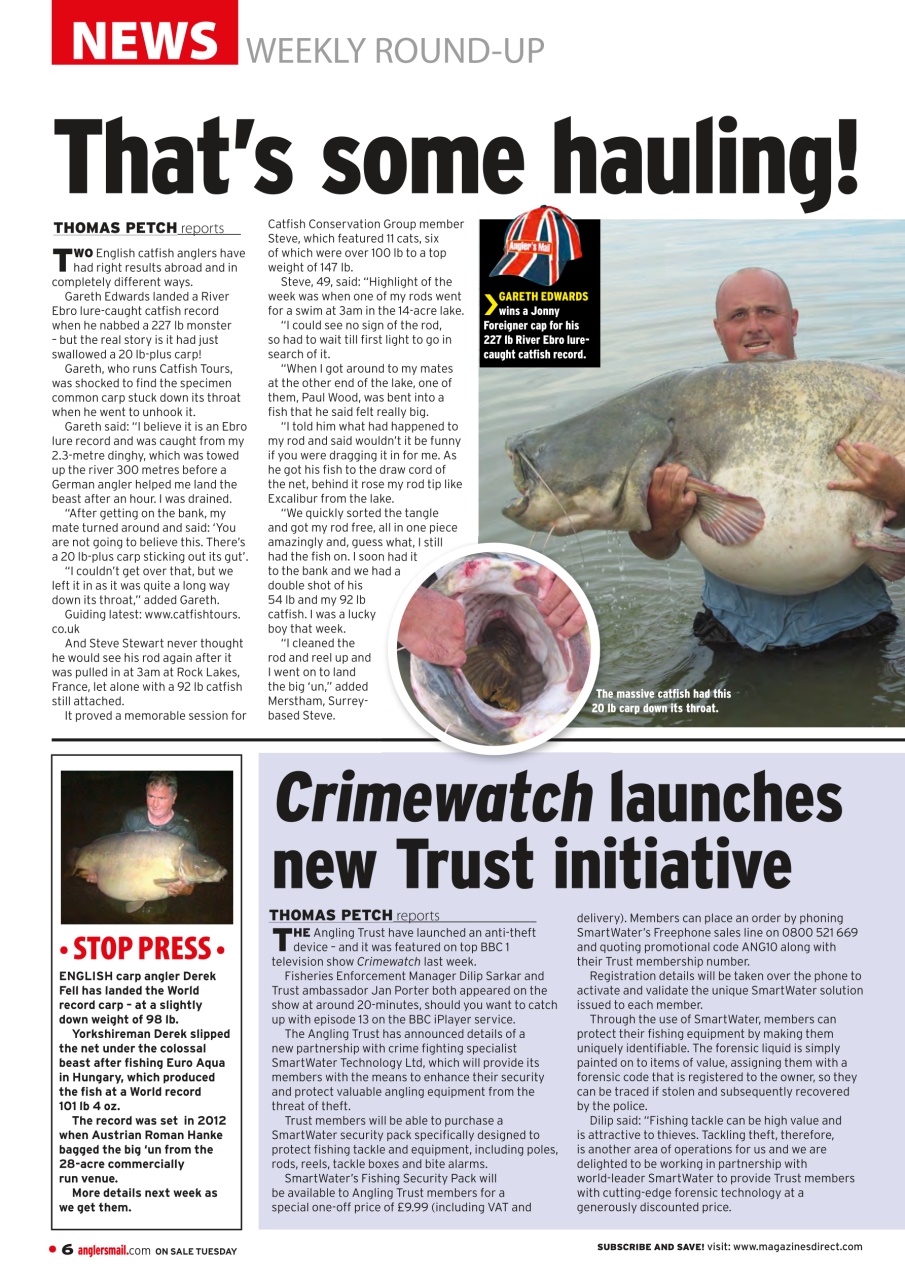 Anglers Mail Preview Pages