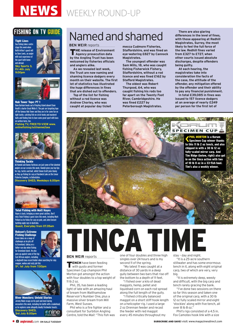 Anglers Mail Preview Pages