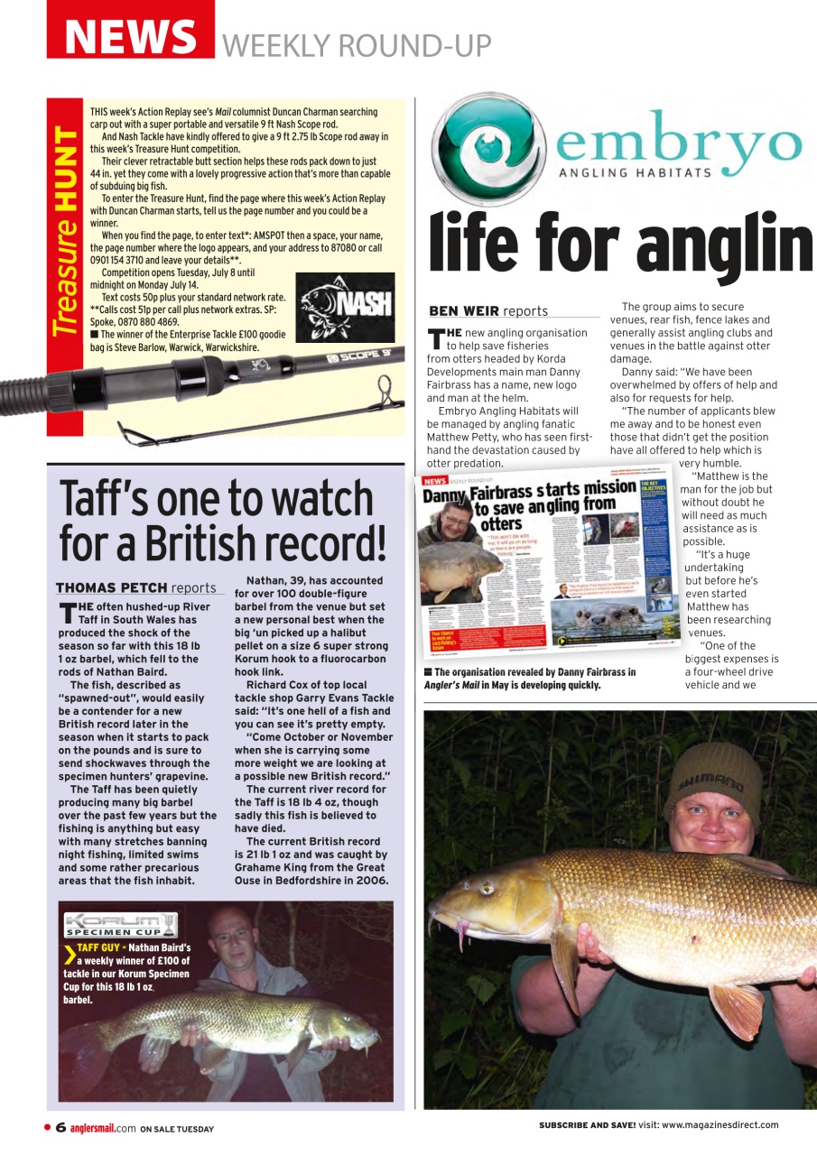 Anglers Mail Preview Pages