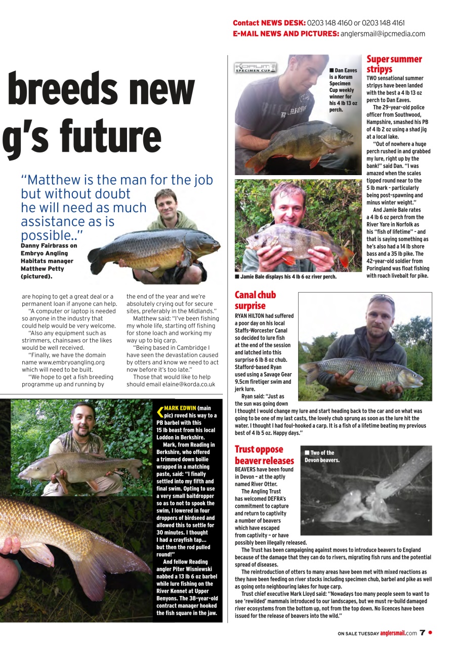 Anglers Mail Preview Pages