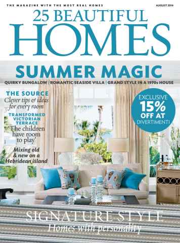 25 Beautiful Homes issue August 2014