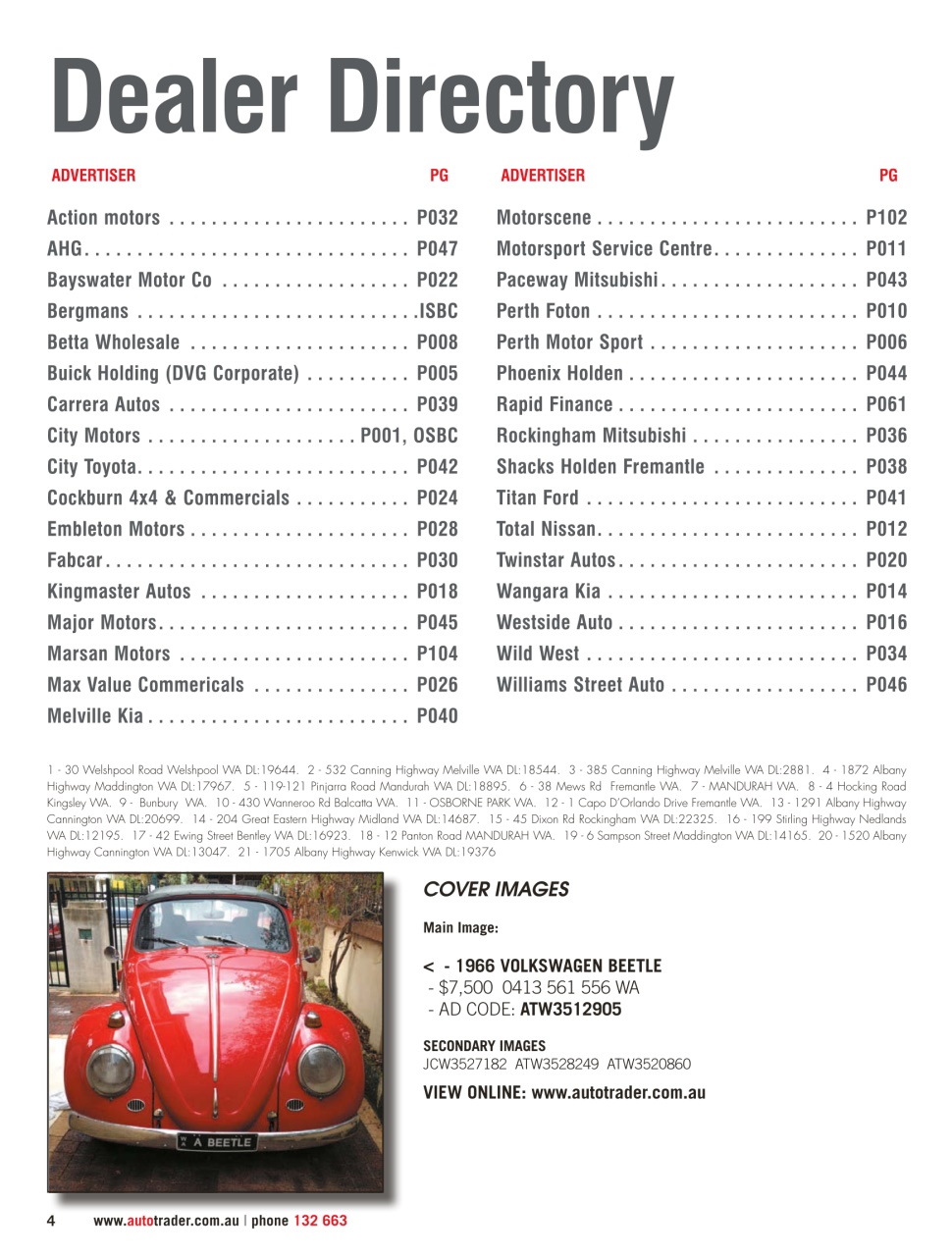 AutoTrader Preview Pages