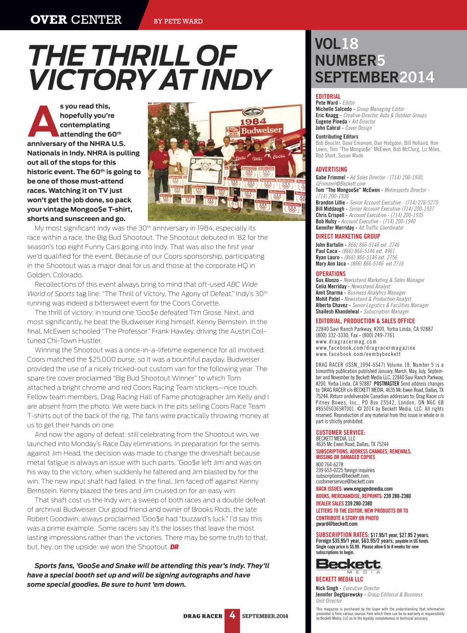 Drag Racer Preview Pages