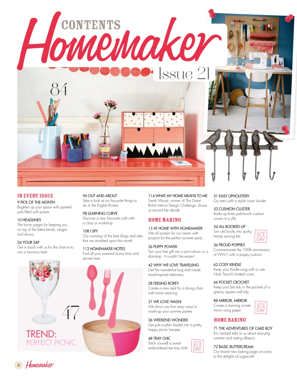 Homemaker Preview Pages