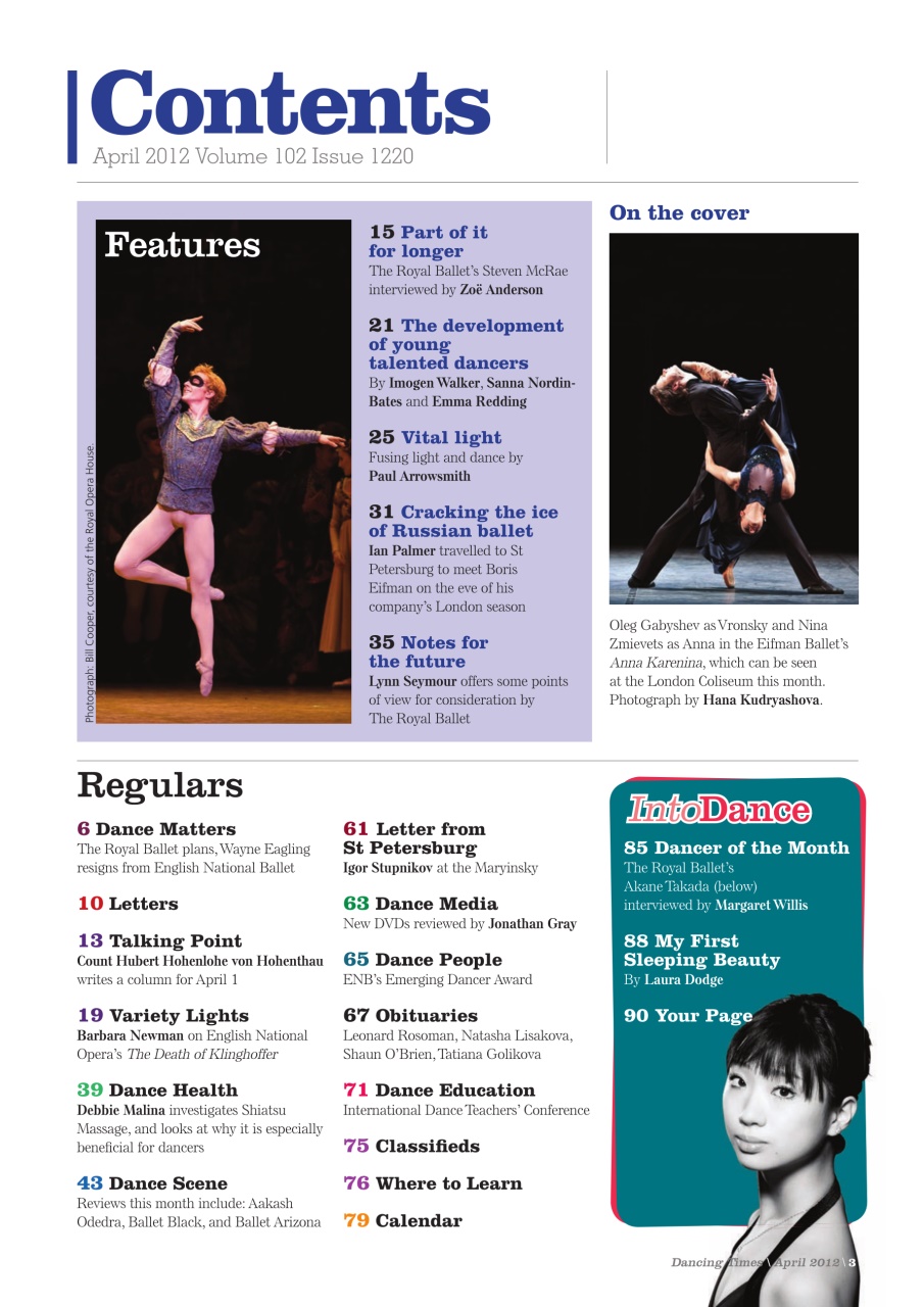 Dancing Times Preview Pages