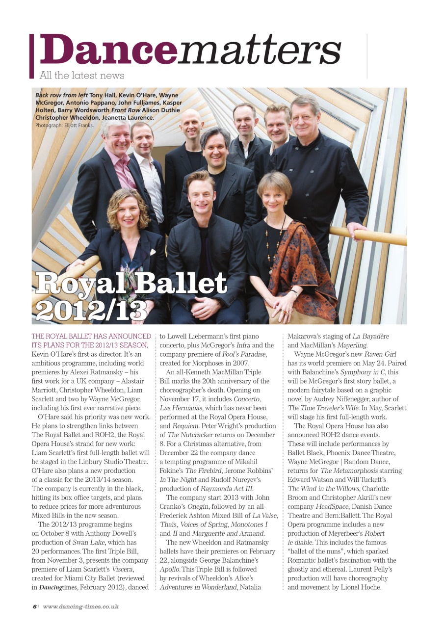 Dancing Times Preview Pages