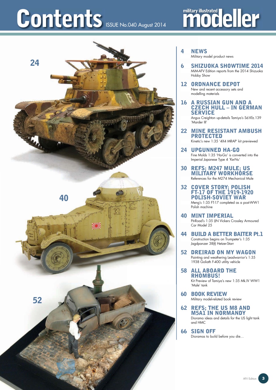 MIM: AFV Edition Preview Pages