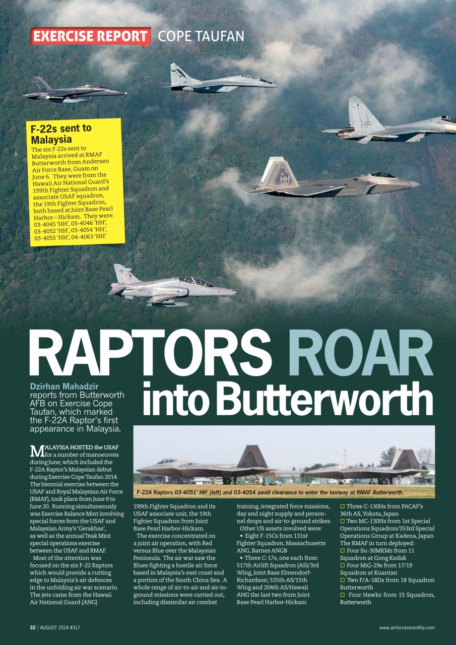 AirForces Monthly Preview Pages