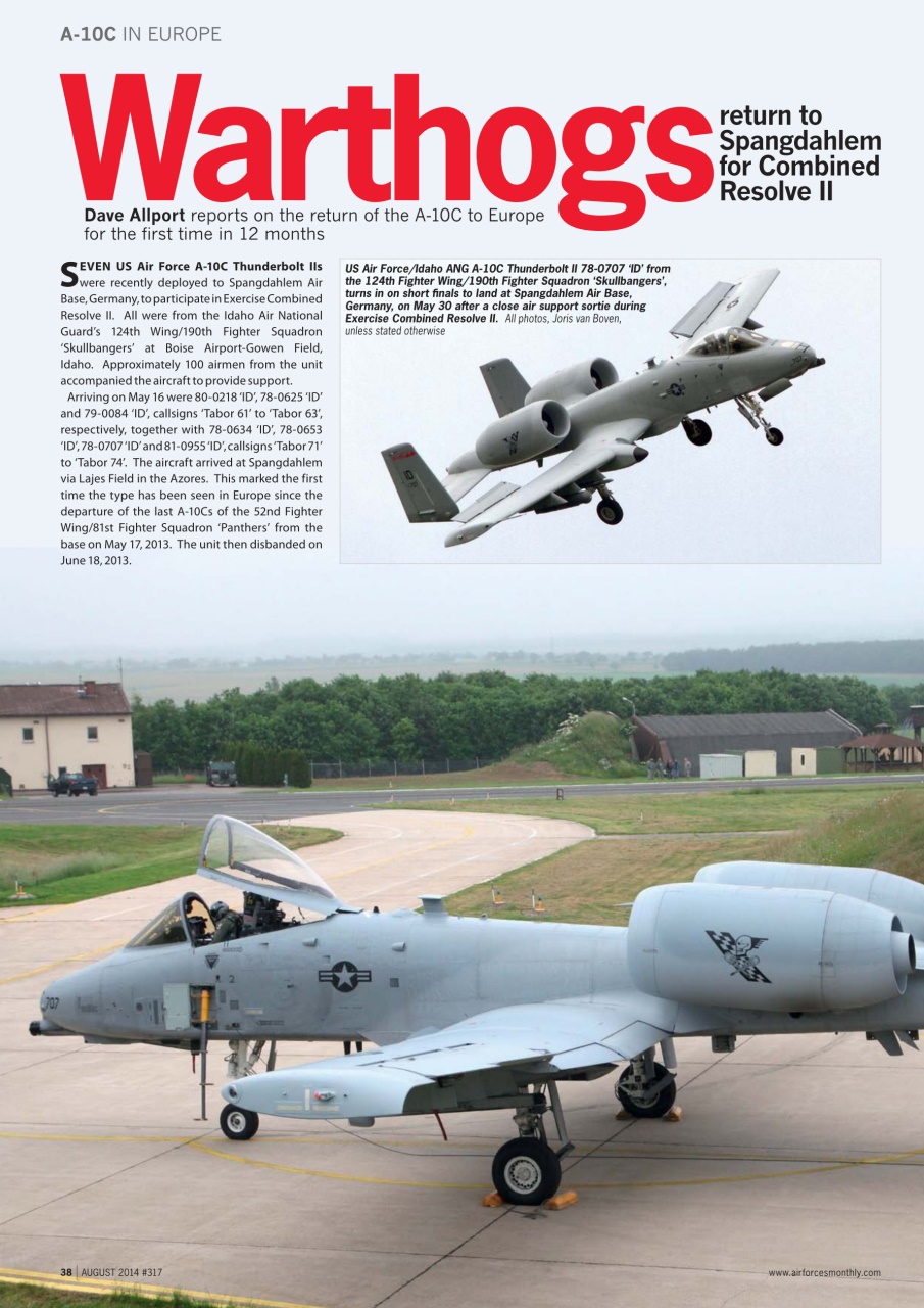 AirForces Monthly Preview Pages