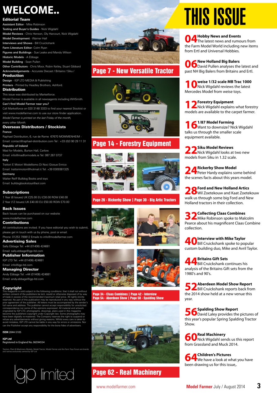 Model Farmer Magazine Preview Pages