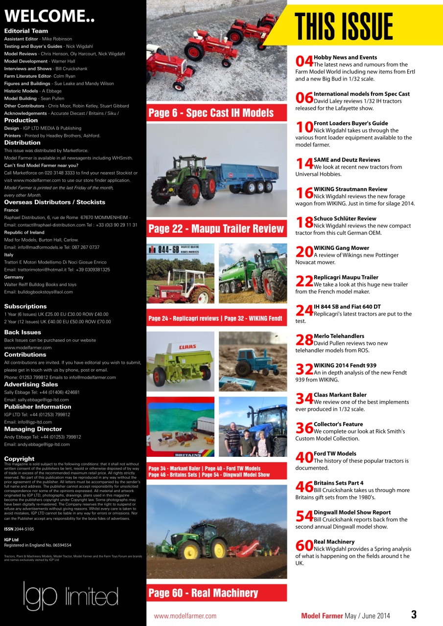 Model Farmer Magazine Preview Pages