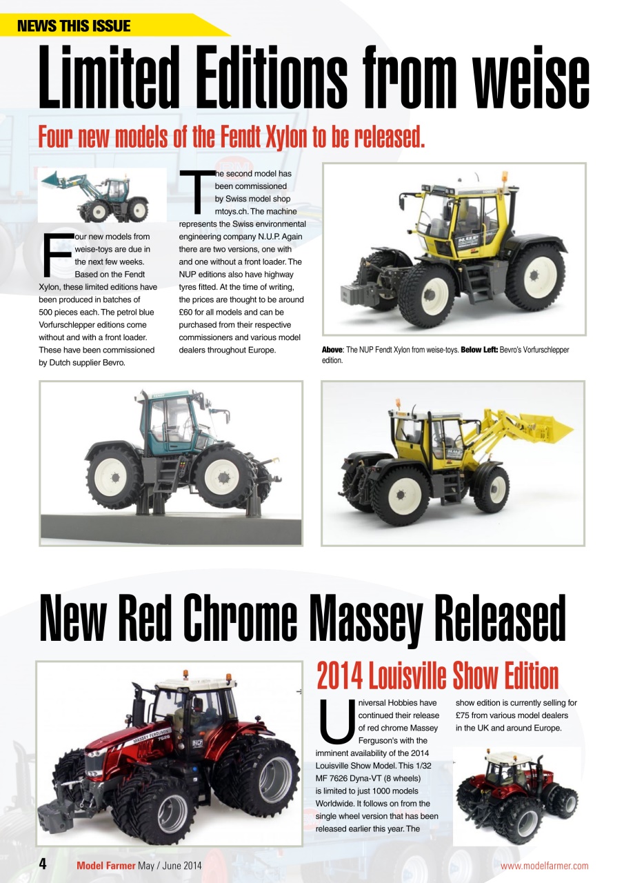 Model Farmer Magazine Preview Pages