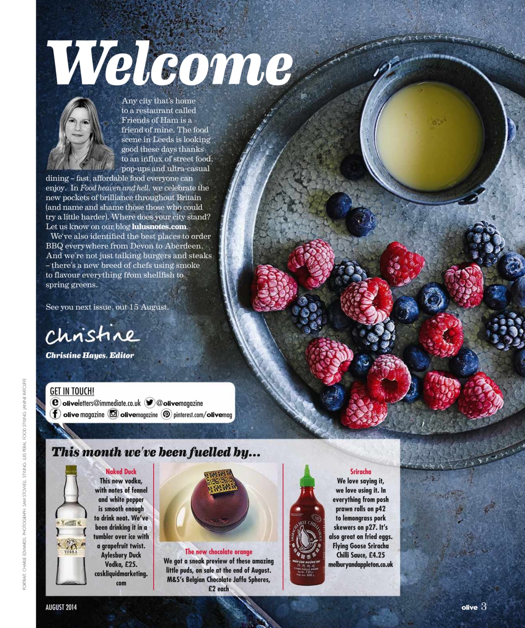 Olive Magazine Preview Pages