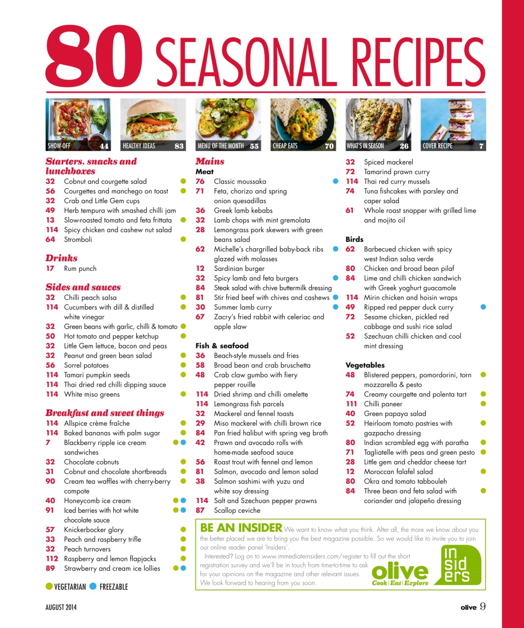 Olive Magazine Preview Pages