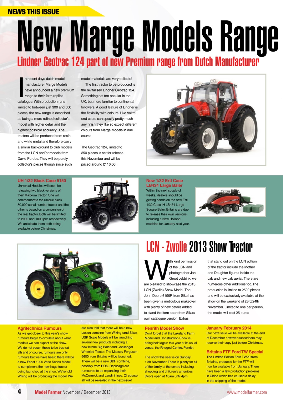Model Farmer Magazine Preview Pages