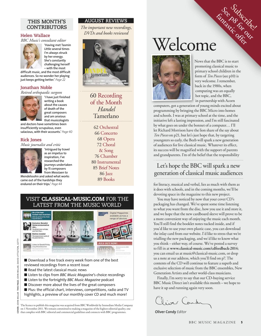 BBC Music Magazine Preview Pages
