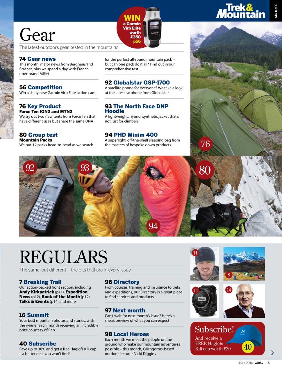 Trek & Mountain Magazine Preview Pages