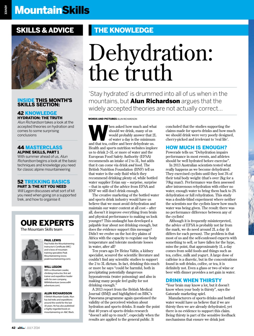 Trek & Mountain Magazine Preview Pages