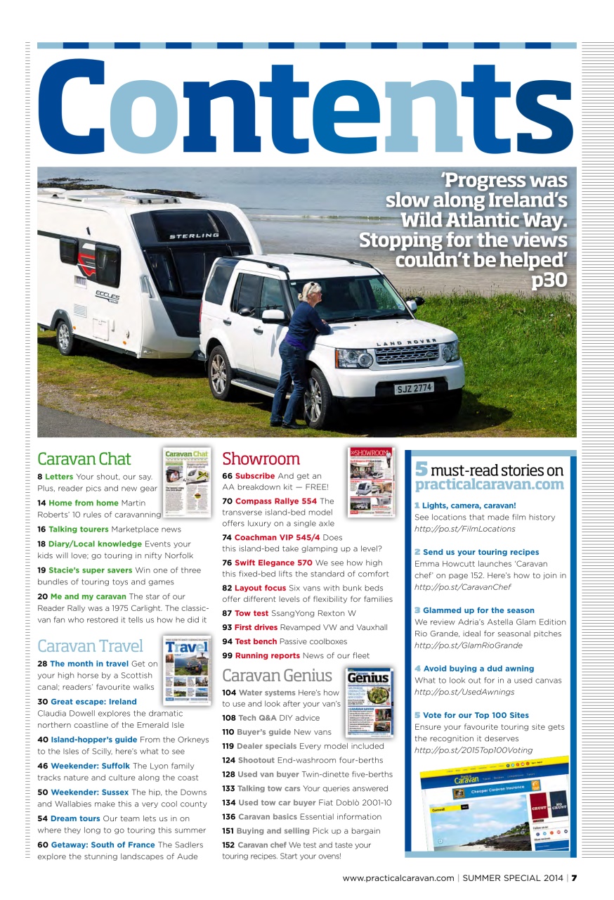Practical Caravan Preview Pages