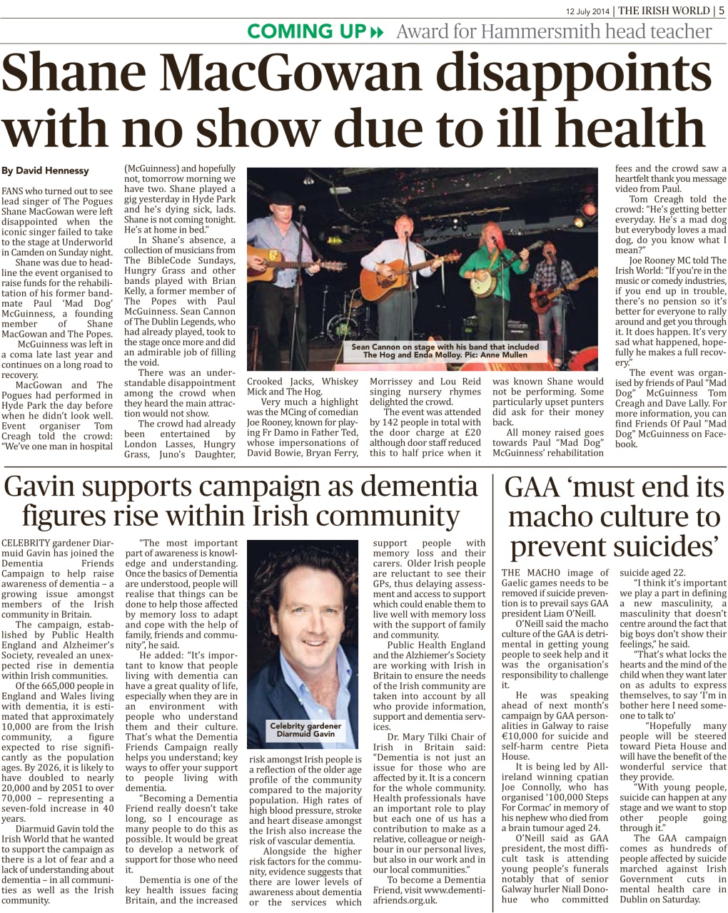 Irish World Preview Pages