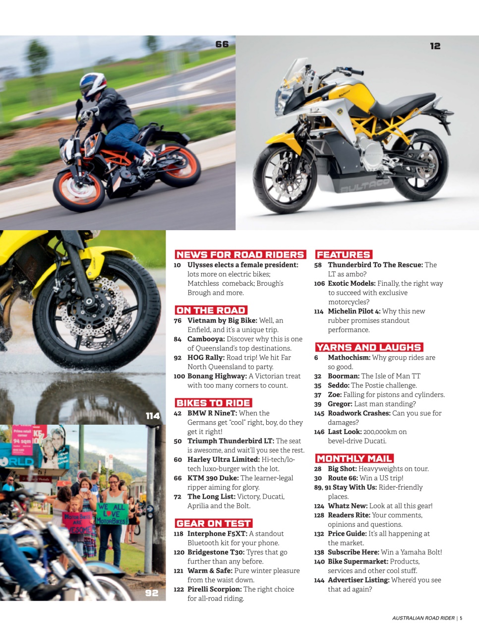 Australian Road Rider Preview Pages
