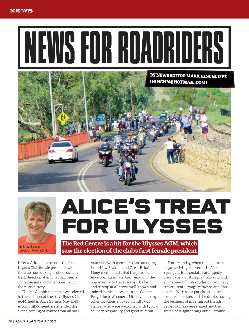 Australian Road Rider Preview Pages