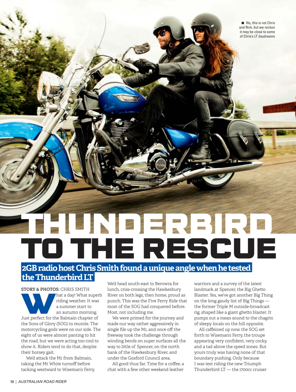 Australian Road Rider Preview Pages