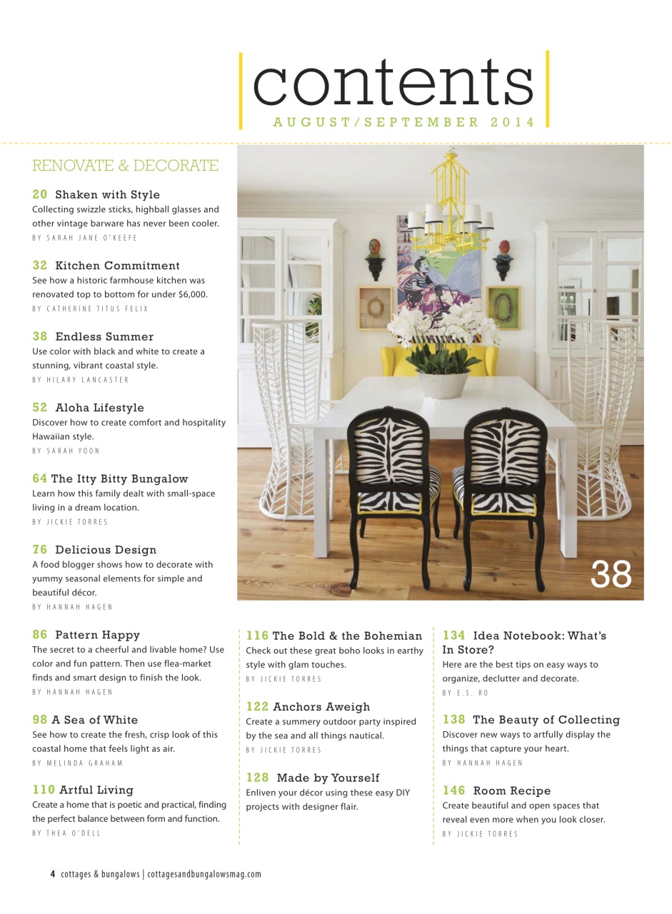 Cottages and Bungalows Preview Pages