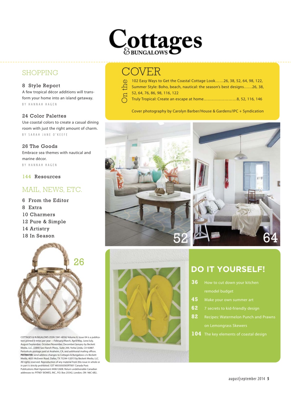 Cottages and Bungalows Preview Pages