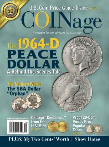 COINage Magazine issue August 2014