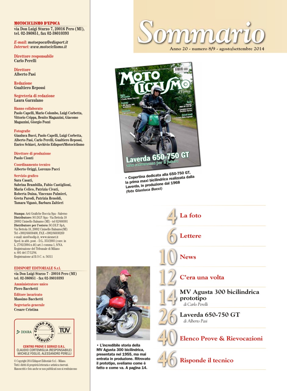 Motociclismo d'Epoca Preview Pages