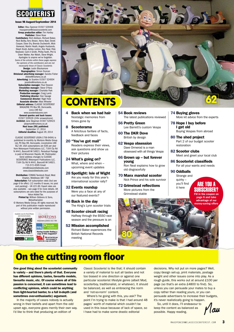 Classic Scooterist Preview Pages