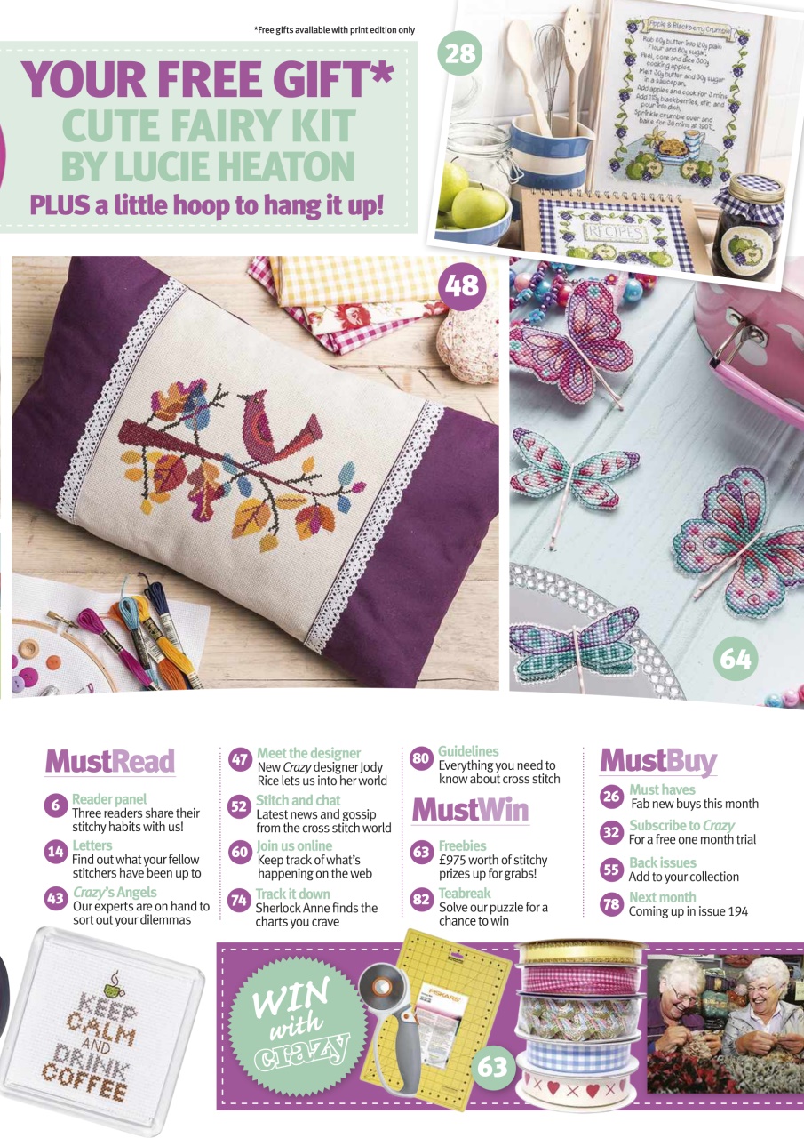 Cross Stitch Crazy Preview Pages