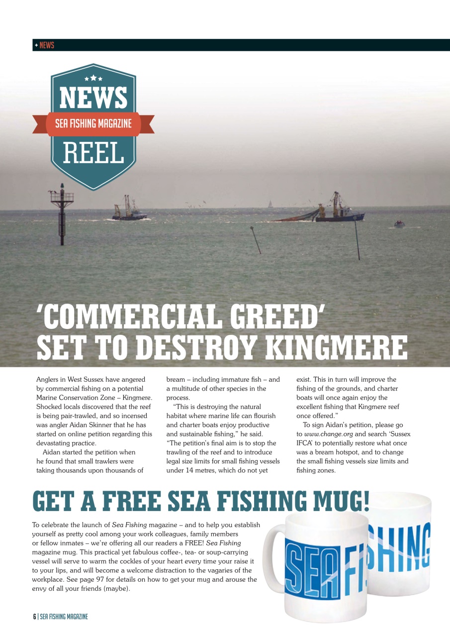 Sea Fishing Magazine Preview Pages