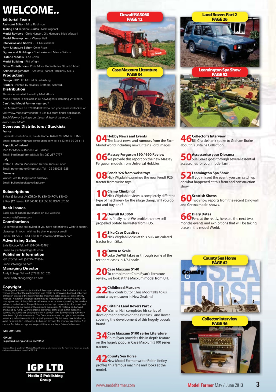 Model Farmer Magazine Preview Pages