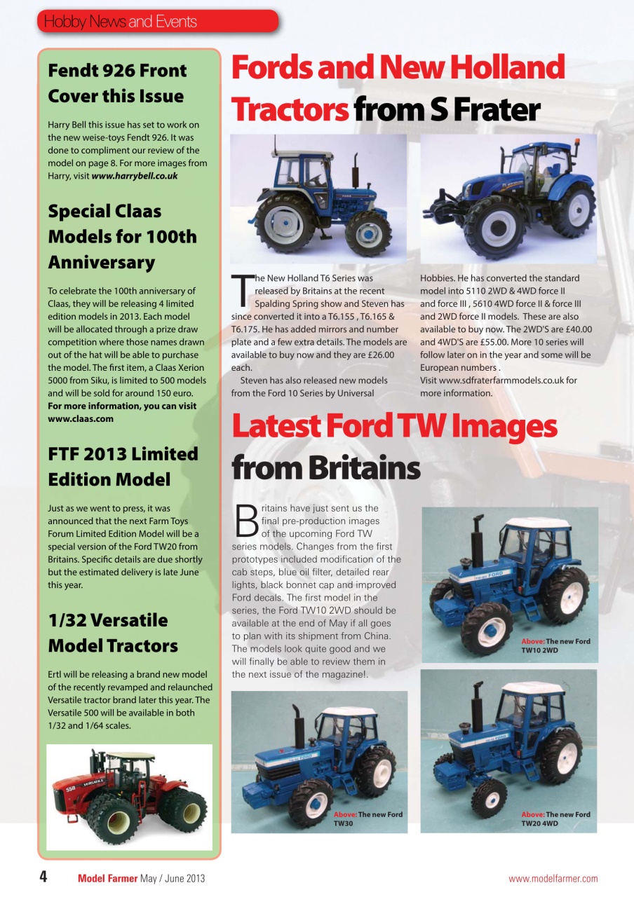 Model Farmer Magazine Preview Pages