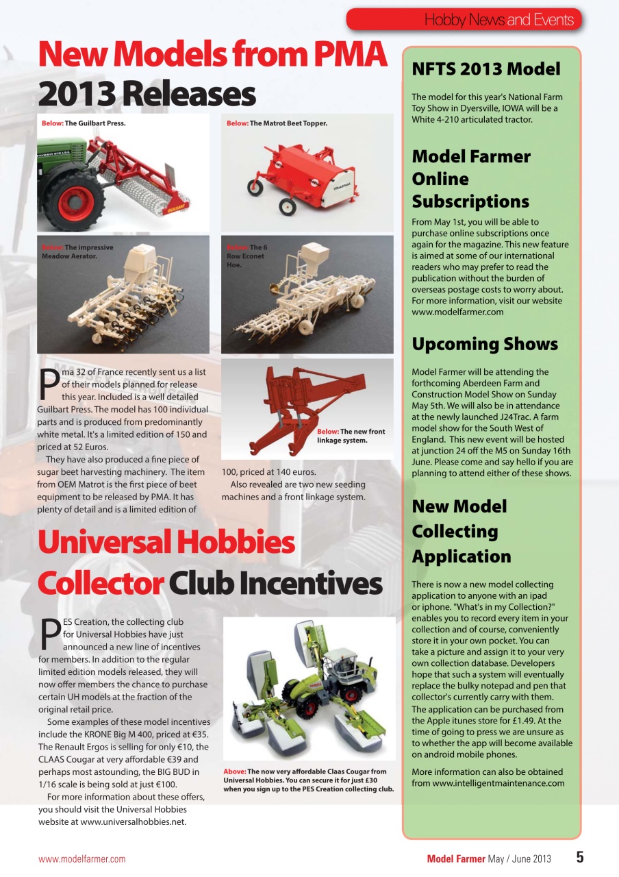 Model Farmer Magazine Preview Pages