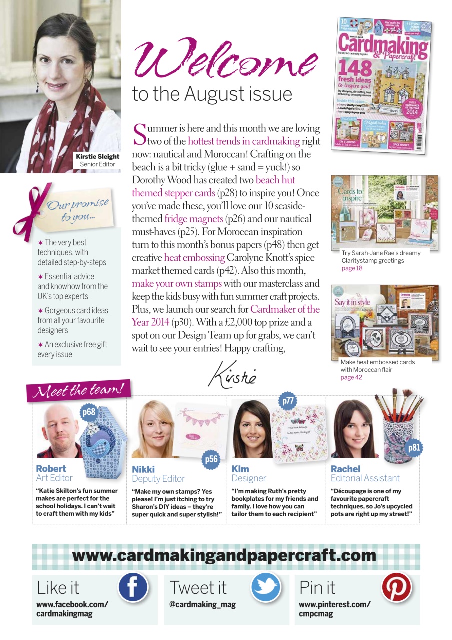 Cardmaking & Papercraft Preview Pages