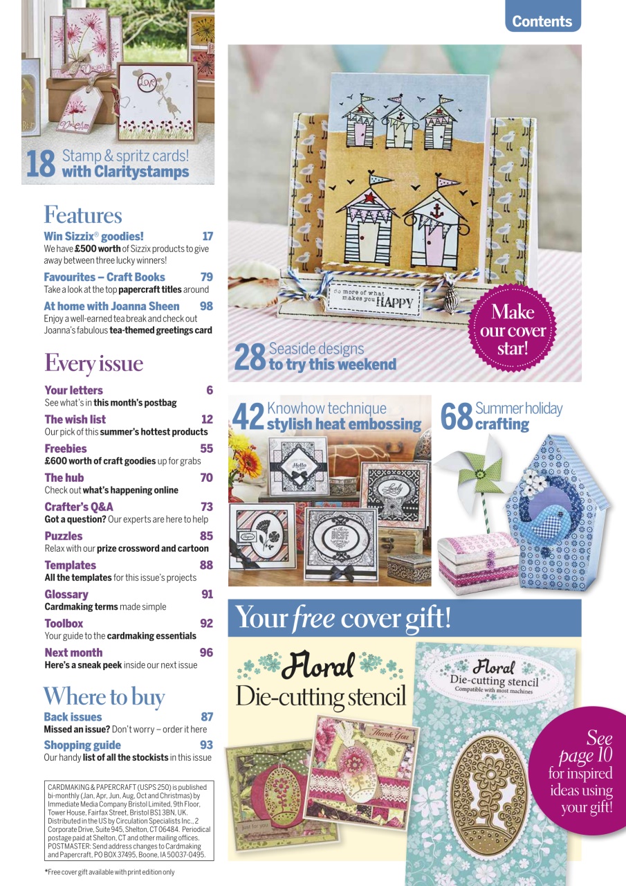 Cardmaking & Papercraft Preview Pages