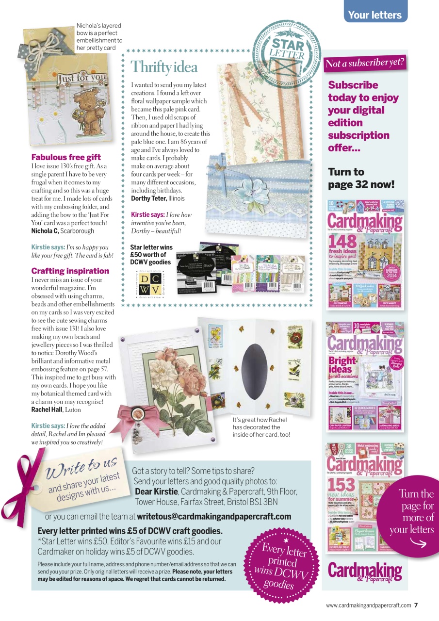 Cardmaking & Papercraft Preview Pages